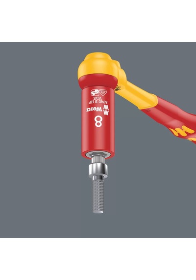Wera Belt B Vde 1 Torx Uçlu Zyklop Yalıtımlı Lokma Bits Seti, 3/8" Soketli, Tutma Fonksiyonlu