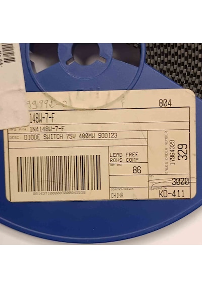 1n4148ws7f 75v 0,3a Sod323 Dıodes Smd Diyot 500 Adet