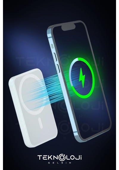 Magsafe Kablosuz Şarj Wireless BEYAZ