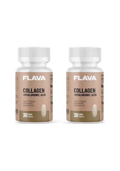 Collagen Ve Hyaluronic Acid Takviye Edici Gıda 30 Tablet 1 Adet 2 Paketi