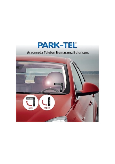 Park Tel Oto Cam Telefon Numaratörü Açılır-Kapanır