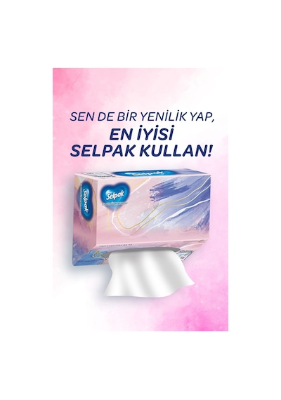Selpak El Ve Yüz Havlusu 5'li 400 Yaprak Kutulu