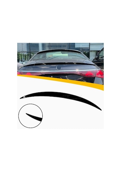 Autogp Mercedes W214 Amg Bagaj Üstü Spoiler Siyah Boyalı Plastik 2024+