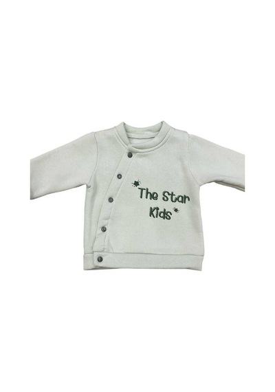 Cantoy Bebek İkili The Star Kids Yazılı Şardonlu Eşofman Takım-15171 Mint