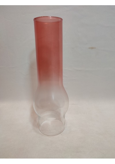 Abajur Lamba Camı.şeffaf-gülkurusu Renkte.alt Çap:7.00cm-h:25.00c Şeffaf - Gülkurusu