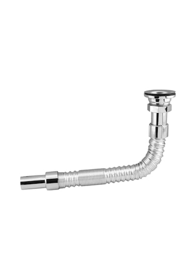 Klasik Standart Lavabo Evye Sifonu Uzun Plastik Körüklü Kıvrılabilir 33-80 Cm Uzayabilir Krom Renk Genel
