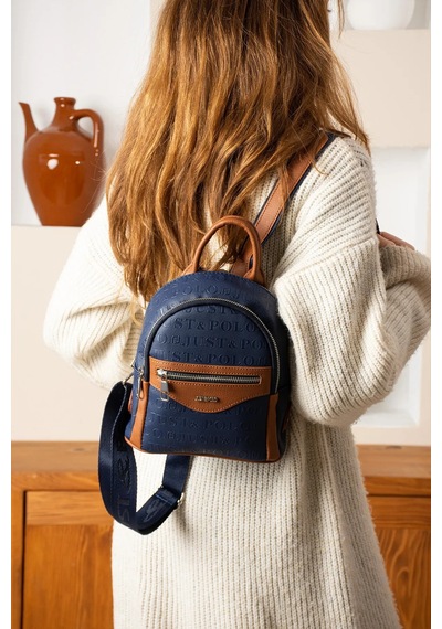 Kadın Orijinal Just Polo Siyah Yeni Sezon Şık Sırt Çantası Shopper