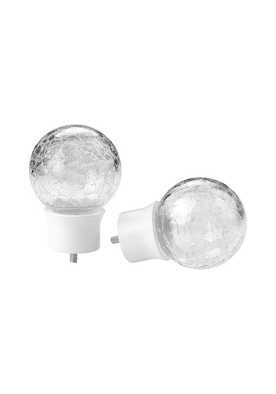 Ikea Insektsmal Korniş Ucu 60 Mm Beyaz - Şeffaf