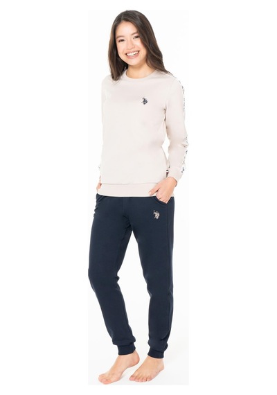 U.s. Polo Assn. Kadın 2 İplik Kışlık Uzunkol Cepli Dar Paça Ev Giyim Pijama Takım, %100 Pamuk-bej-2xl Çok renkli U.s. Polo Assn. Kadın 2 İplik Kışlık Uzunkol Cepli Dar Paça Ev Giyim Pijama Takım, %100 Pamuk-bej-2xl Çok renkli
