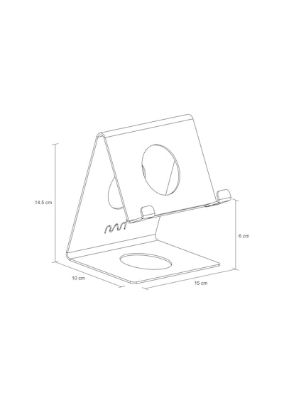 Tablet Standı - Tablet Tutucu - Kitap Tutucu - Siyah