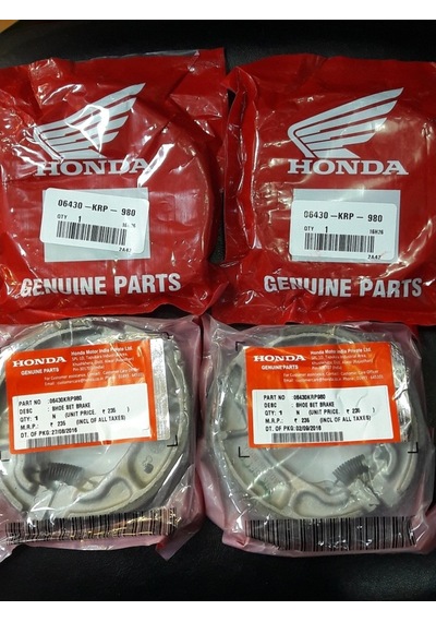 Honda Cbf 150 Activa Beat Fizy Spacy Alpha Arka Fren Balatası