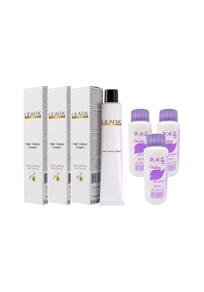 Lilafix Saç Boyası 0/02 Beyaz Gri 3 Adet + Oksidan 3 Adet (494205945)