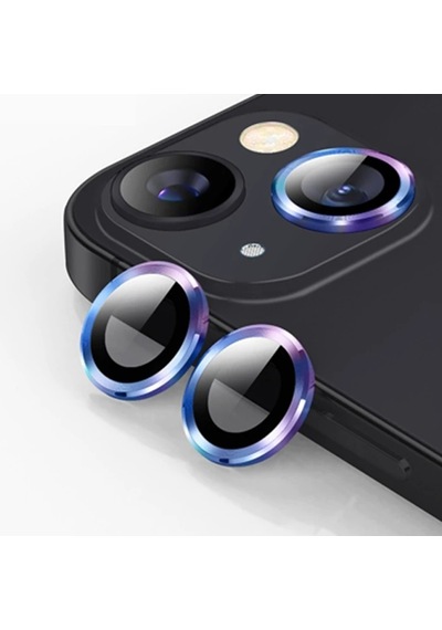 Ally Apple iPhone Uyumlu 14-14 Plus 3d Metal Çerçeveli Kamera Lens Koruyucu- 5775