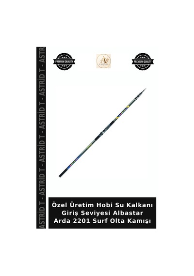 Özel Üretim Hobi Su Kalkanı Giriş Seviyesi Albastar Arda 2201 Surf Olta Kamışı 420cm