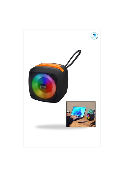 Bluetooth Hoparlör Kablosuz Taşınabilir Işıklı Usb Tf 1200mah Bat
