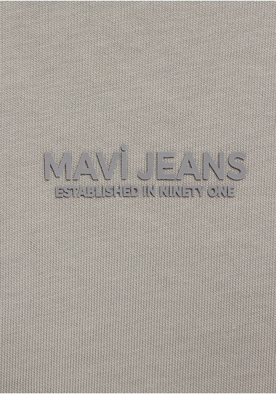 Mavi - Mavi Jeans Baskılı Bej Tişört 0613348-70352