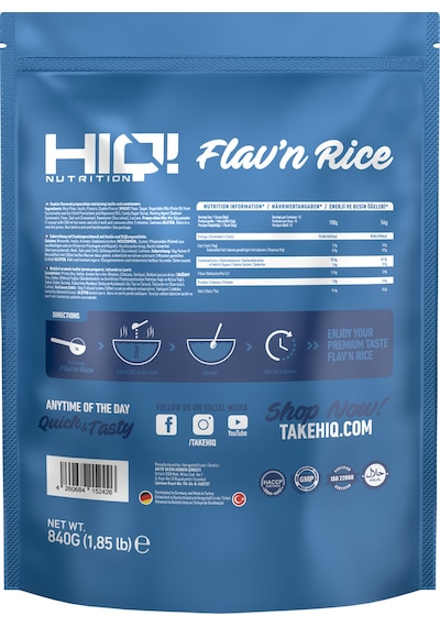 Hıq Flav'n Rice 840g Bıscuıts Flavored