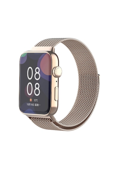 Zore Huawei Watch Fit 3 Krd-01 Metal Kordon-rose Gold