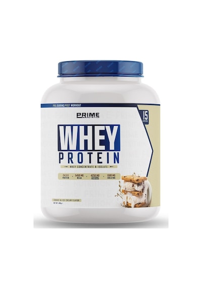 Prime Nutrition Whey Protein 495 Gram - Cookie & Ice Cream - 15 Servis