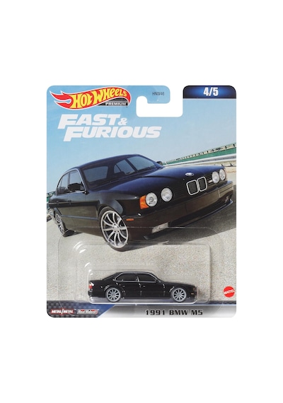 Fast And Furious Araba Bmw M5 1991 Model Die Cast, Ölçek 1:64, Uzunluk 7 Cm, Hkd28 Açık Bej