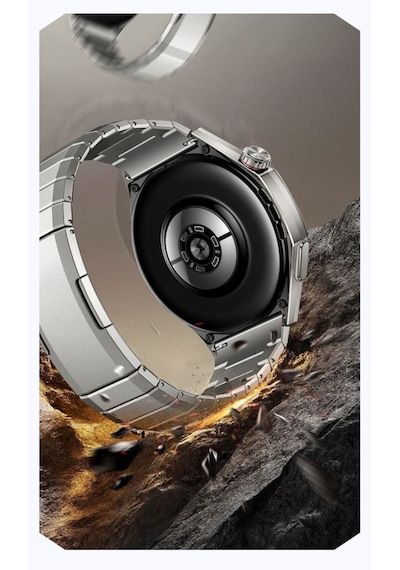 Huawei Watch Gt 6/5/4/3/2 Pro 46mm 22mm Kordon Metal Titanyum Saate 1e-1 Uyum+kısıltma Apratı