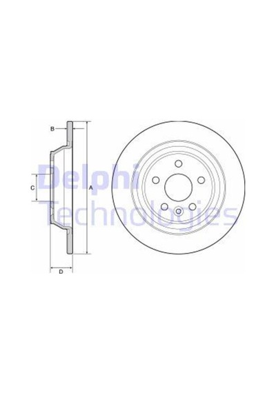 Delphi Bg4804c Arka Dıskk Ayna Ford Galaxy 15 S Ma15 1379931