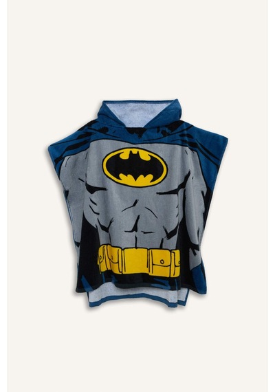 Defacto Batman Desenli Pamuklu Panço Havlu Erkek Çocuk Z9578a626smnv100 Lacivert-nv100