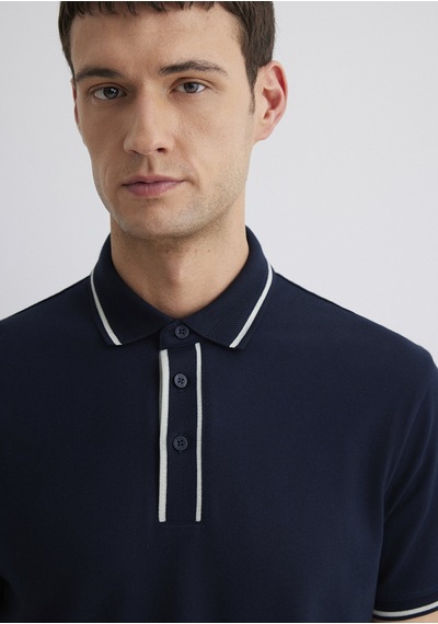 Mavi - Lacivert Polo Tişört 0612648-80872 Lacivert