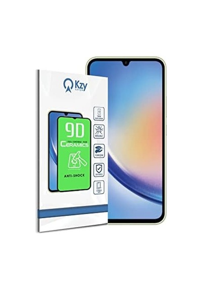 Galaxy A34 İle Uyumlu Tam Kaplayan Seramik Nano Esnek Ekran Koruyucu Cam