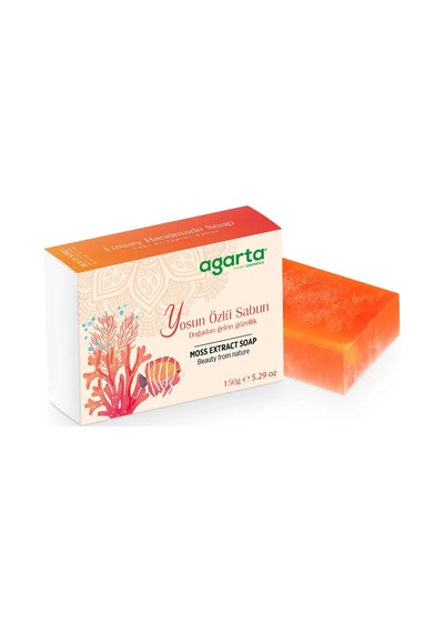 Agarta - Sabun El Yapımı Cilt İçin Doğal Yosun Özlü 150 Gr