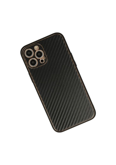 Apple İphone 12 Pro Kılıf Coco Karbon Silikon - Siyah