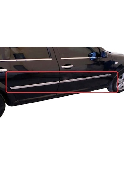 Vw Golf 4 Hb 1998-2004 Arası Krom Yan Kapı Çıta 4 Prç P.çelik