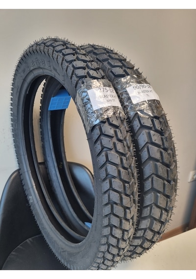 Honda Cbf 150/Cb 125E  Küba Tk03  Mondial  Kanuni  275-18 Tt  Ve 90/90-18 Tl Lastik Set
