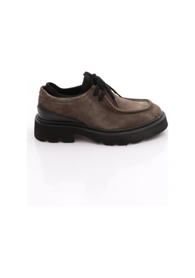 Dgn 108 Erkek Loafer Ayakkabi Haki Süet