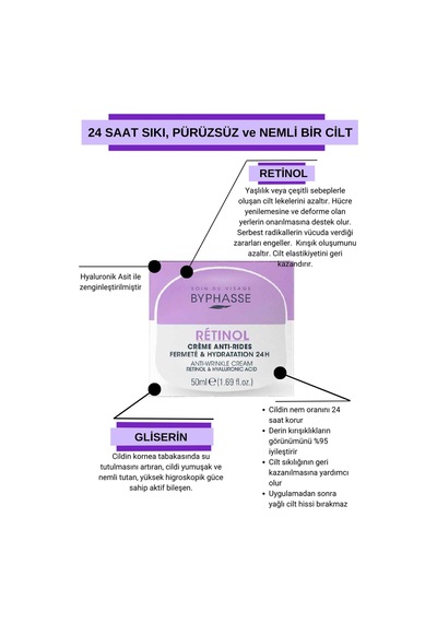 Byphasse Retinol Skin Booster   Bakım Kremi 50 ML