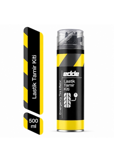 Edde Araba Araç Oto Lastik Tamir Kiti Lastik Tamir Spreyi 500 Ml Oto Bakım Ürünleri