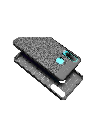 Huawei P30 Lite Kılıf Zore Niss Silikon Kapak Siyah