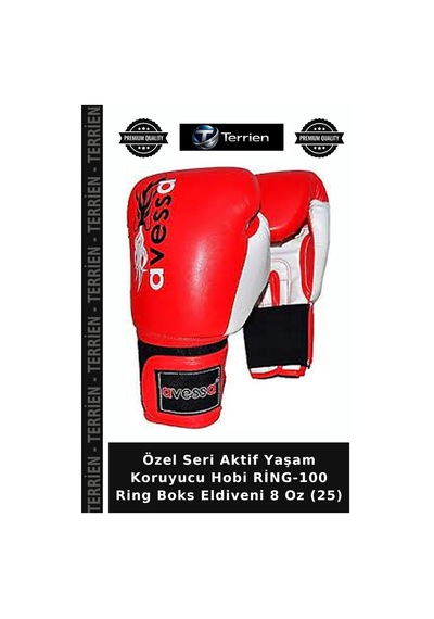 Özel Seri Aktif Yaşam Koruyucu Hobi Ring-100 Ring Boks Eldiveni 8 Oz 25 Çok Renkli