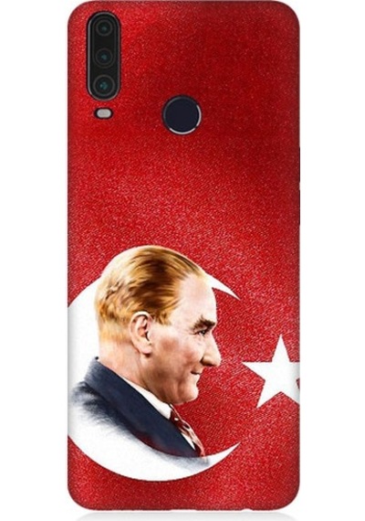 General Mobile Gm 10 Uyumlu Bayrak Ve Mustafa Kemal Atatürk Desenli Silikon Kılıf