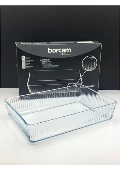 Paşabahçe 59964 Borcam Dikdörtgen Tepsi