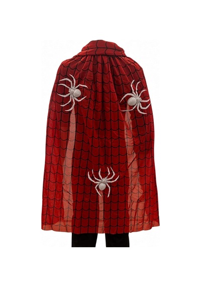 Spider Örümcek Adam Pelerin 75 Cm Çocuk Halloween Kostüm Cadılar Bayramı Parti Örümcek Aksesuarı