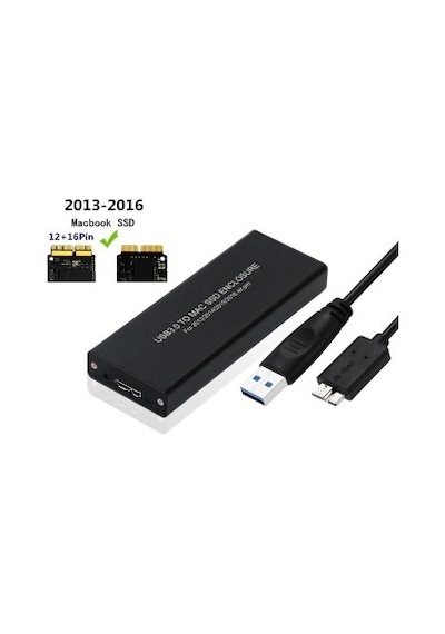 Usb 3.0 2013 - 2014 - 2015 - 2016 Apple Uyumlu MacBook Ssd Kutu