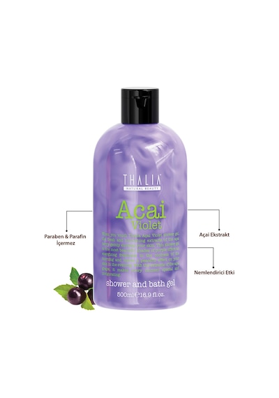 Thalia Acai Violet Nemlendiricili Duş Jeli 500 ML
