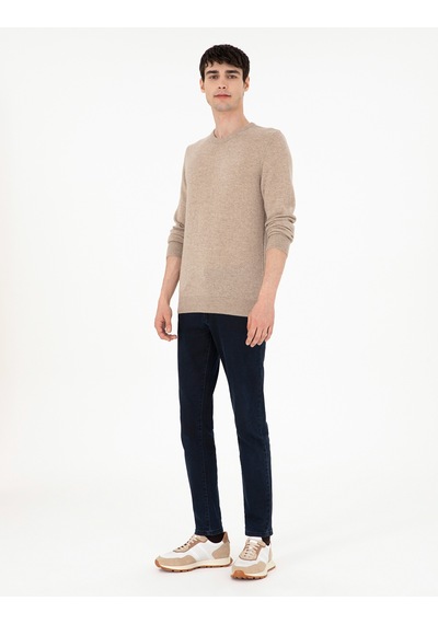 Pierre Cardin Erkek Vizon Melanj Kazak /triko 50303471-vr174 Vizon Melanj
