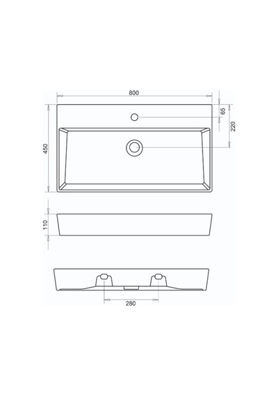 Vega Lavabo 80cm Turavit Diğer