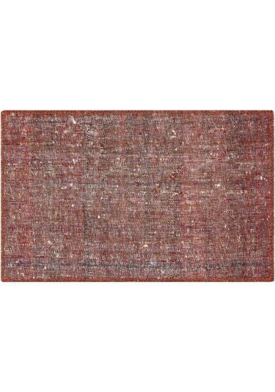 Eşsiz El Dokuma Kahve Tonleri Kilim Paspas