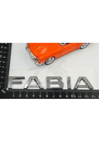 Skoda Fabia 2013 Yeni Nesil Bagaj Krom Abs 3M 3D Yazı Logo Amble