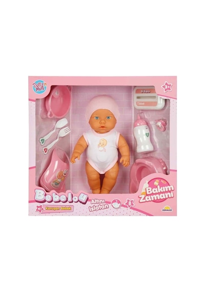 3823 Bakım Zamanı Sesli Gülen Ağlayan Bebek 32 Cm -nessiworld