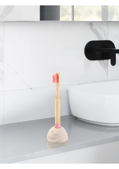 Tbrush Dekoratif Modern Çocuk Bambu Diş Fırçası Standı