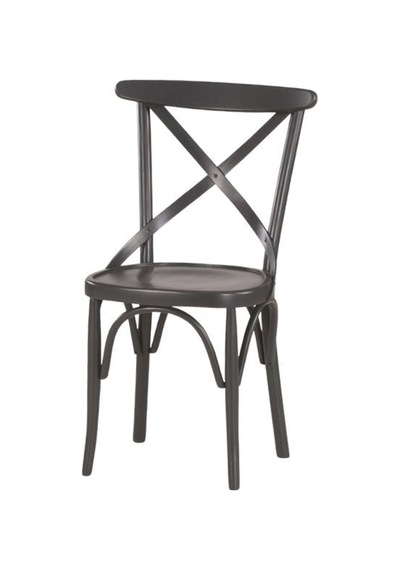 Gazzini Thonet Ahşap Sandalye Antrasit
